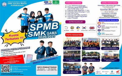 SPMB SMK GAJAH MADA TAHUN 2026/2027